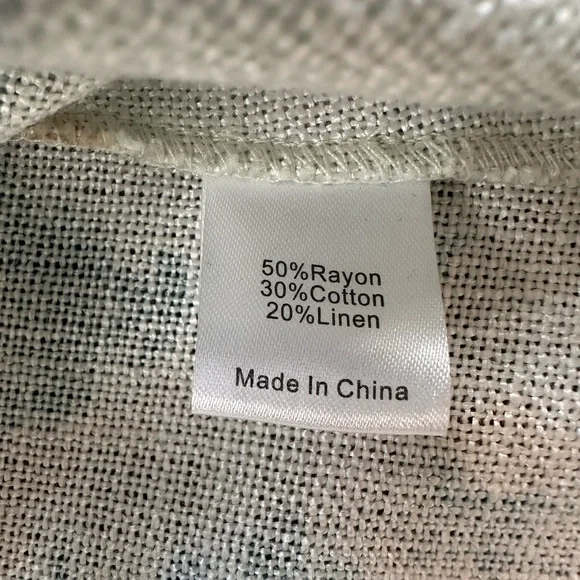 Tuckernuck Jardin Floral Fringe Tunic Top Woven Pastel 3/4 Sleeve Cottage core M - Picture 5 of 9